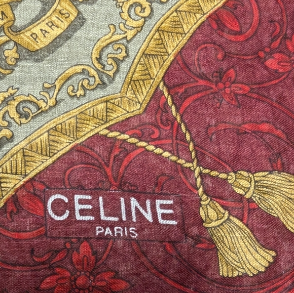Celine Paris Vintage Scarf - Picture 2 of 3
